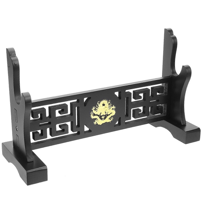 Durable Sword Bracket Decorative Sword Stand Desktop Sword Flute Displaying Rack