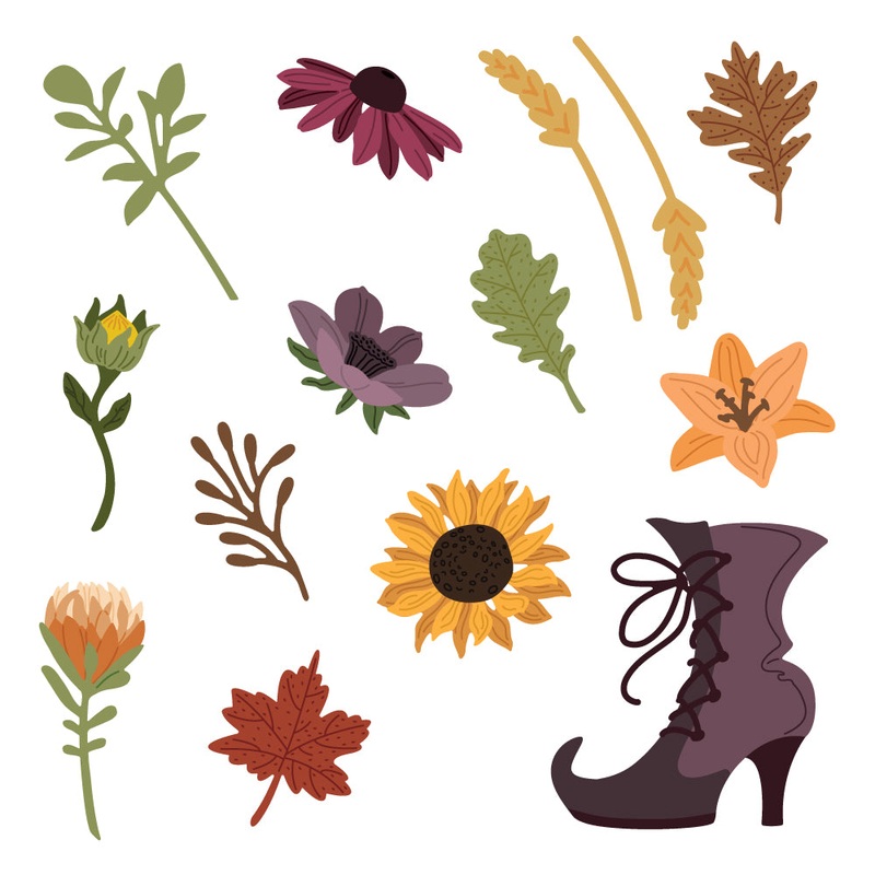 Lovely Layers: Mini Fall Florals – Honey Cuts