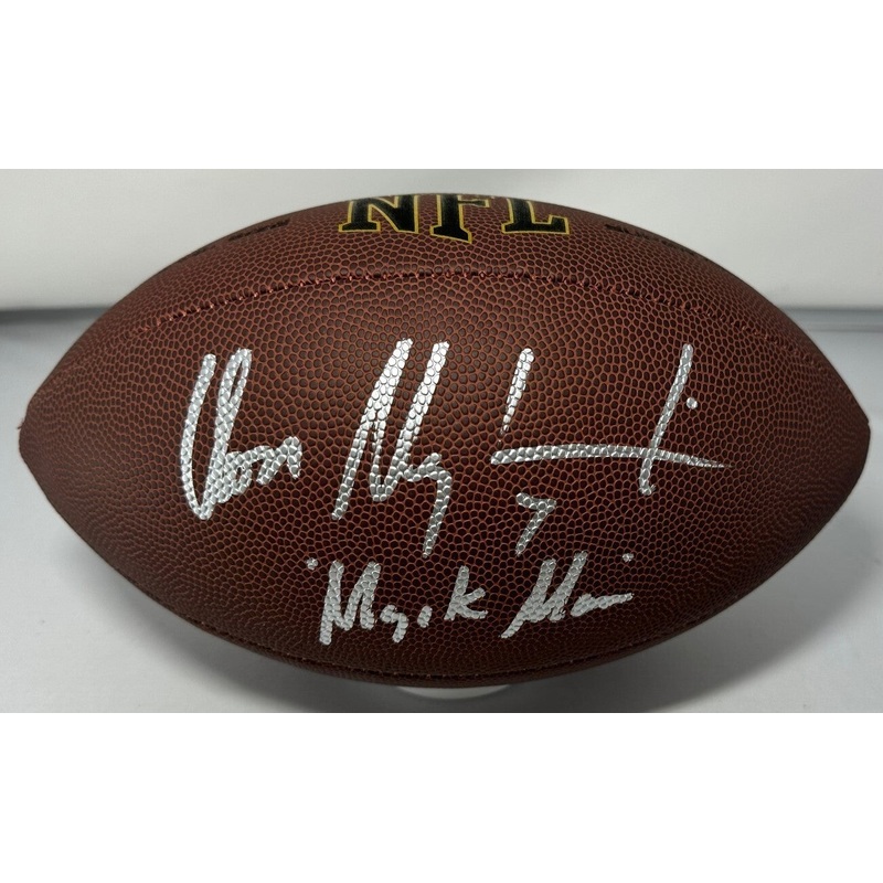 Packers DON MAJKOWSKI Signed Wilson Replica Football AUTO w/ MAJIK MAN – BAS