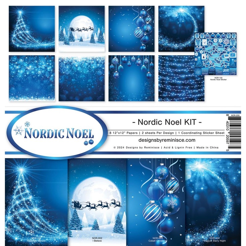 Reminisce Collection Kit 12X12 Nordic Noel