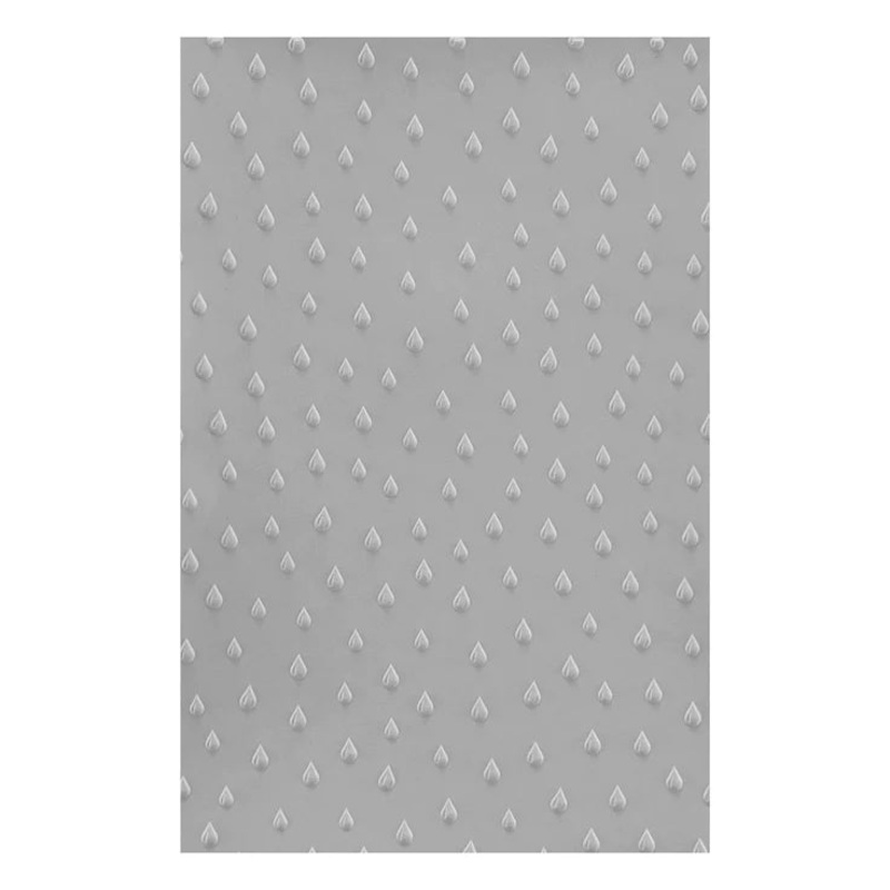 Spellbinders RAINDROPS 3D EMBOSSING FOLDER FROM THE SHOWERED WITH LOVE COLLECTION BY VICKI PAPAIOANNOU