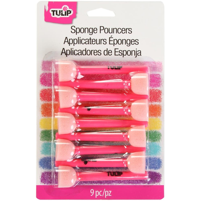 Tulip Sponge Pouncers 9/Pkg – 3/4