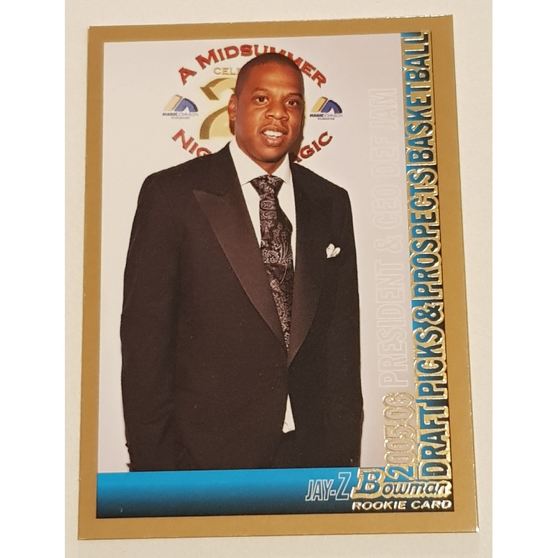 2005-06 Bowman Draft Picks and Prospects Basketball Jay-Z #151 Rookie Card