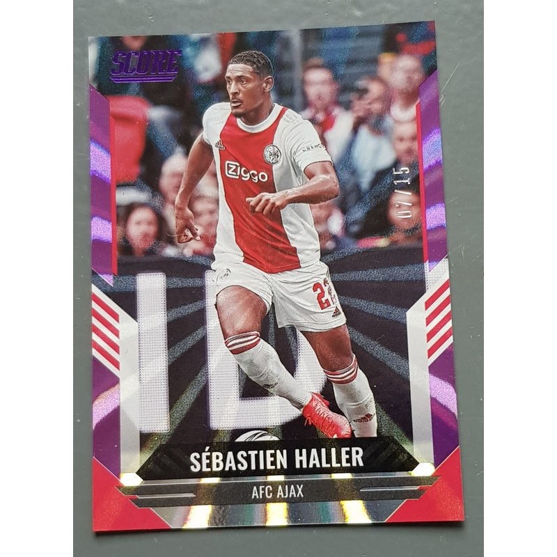 2021-22 Panini Score FIFA Sbastien Haller #144 Purple Laser Parallel /15 Trading Card