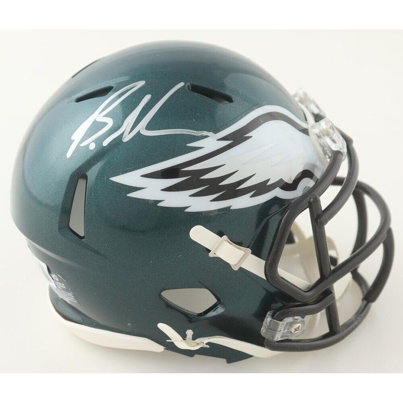 Brandon Graham Signed Philadelphia Eagles Mini Helmet (Beckett) Ex-Michigan Edge