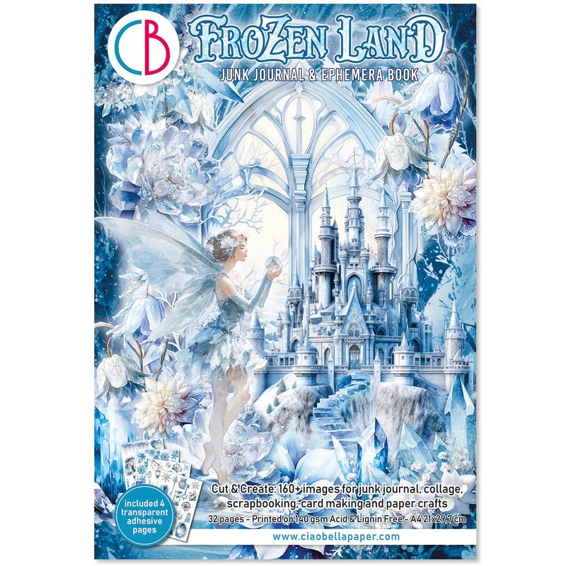 Ciao Bella – Frozen Land Junk Journal Ephemera Book A4 32/Pkg
