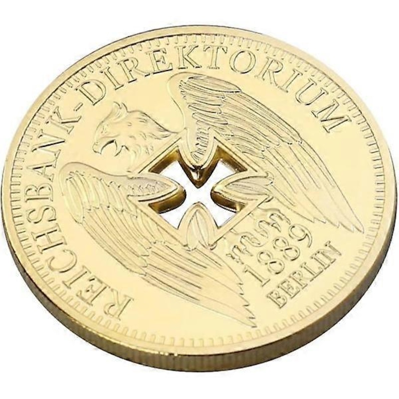 Deutsche Kaiserbank commemorative challenge Precious Gold Plated Coin Decoration Craft Coin Badge
