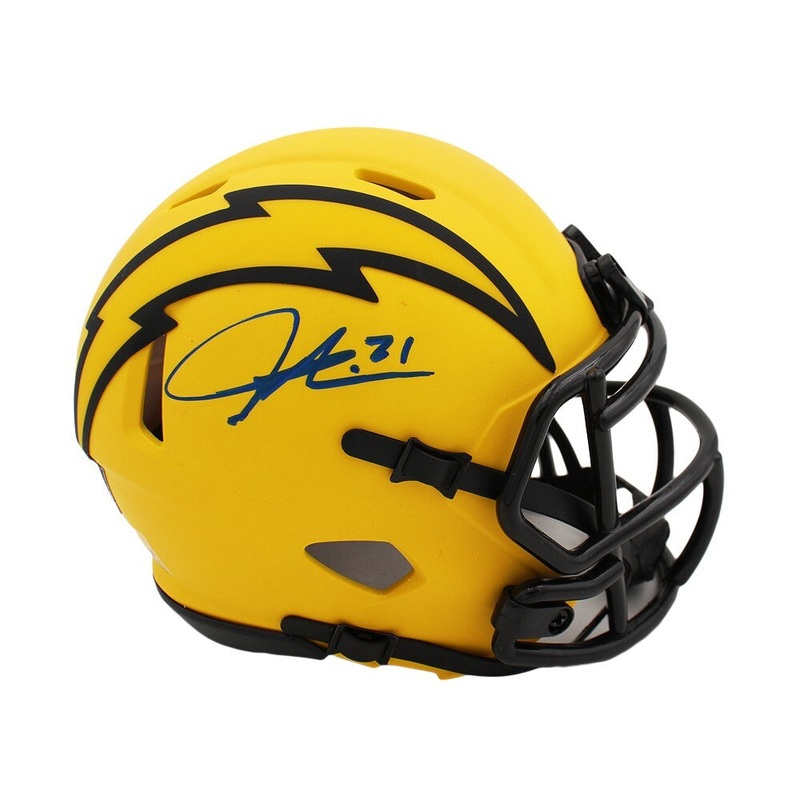 LaDainian Tomlinson Signed Los Angeles Chargers Speed Rave NFL Mini Helmet