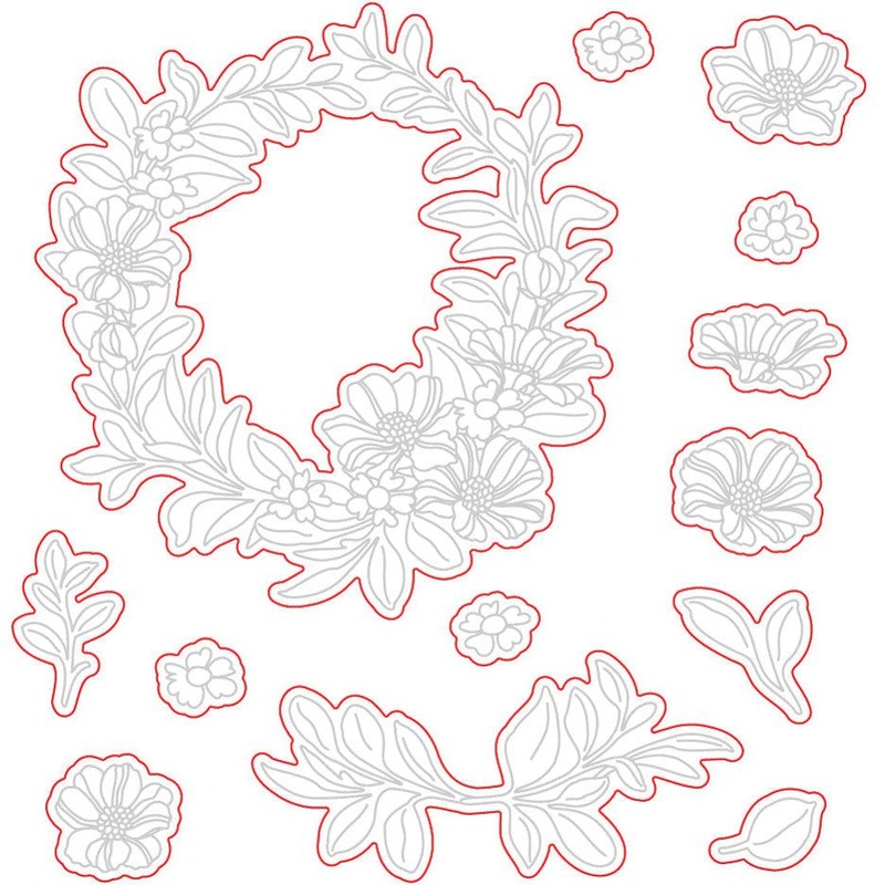 Spring Wreath – Honey Cuts – Retiring