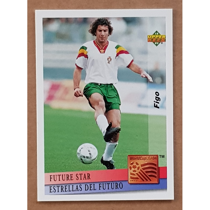 1994 Upper Deck World Cup USA 94 Future Star Luis Figo #FS6 Rookie Card