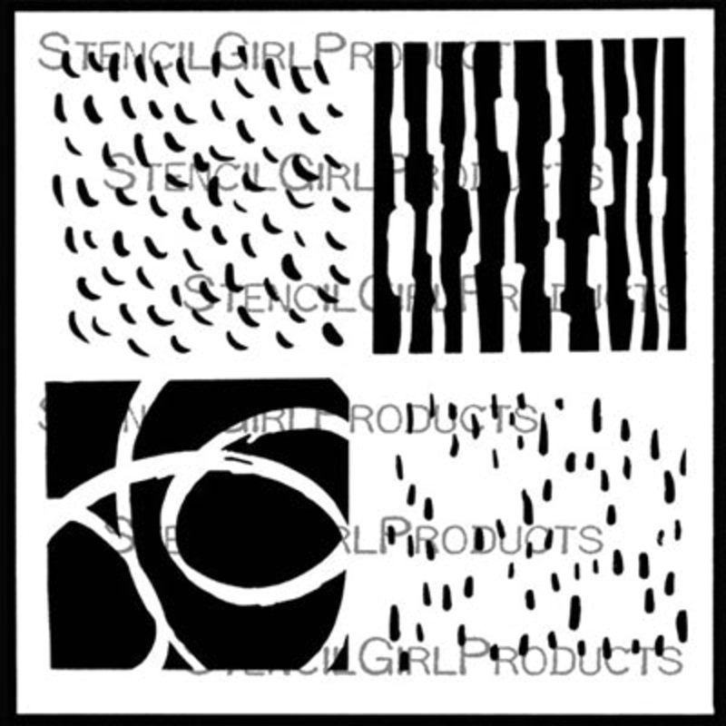 StencilGirl Products MB Makes Marks 4-Up 6 x 6