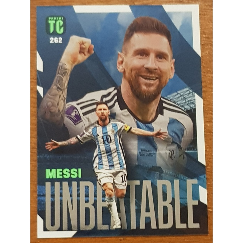 2022-23 Panini Top Class Lionel Messi Unbeatable #262 Trading Card