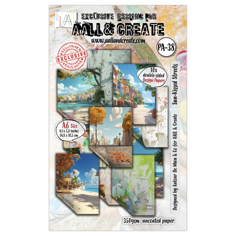 AALL and Create -A6 Design Paper – Sun-Kissed Streets