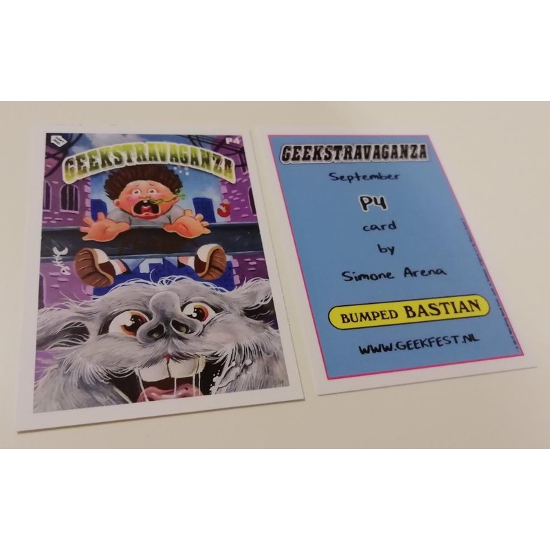 Geekstravaganza Bumped Bastian #P4 Simone Arena Signed Promo Card