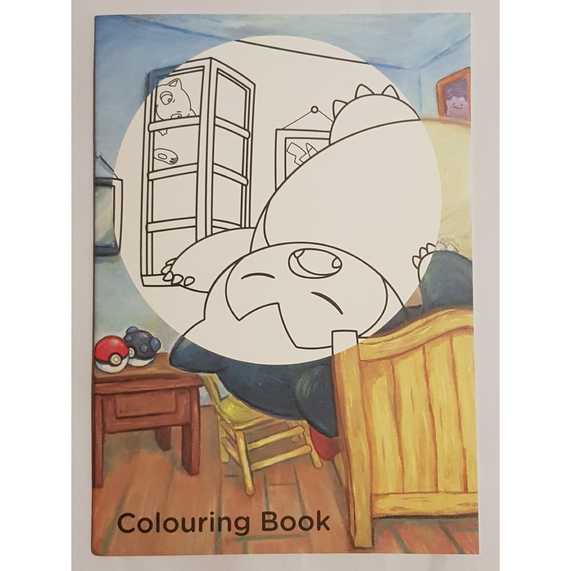 Pokemon x Van Gogh Museum Exclusive Colouring Book