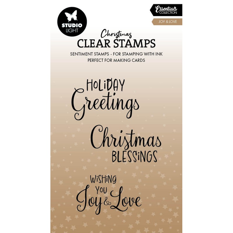 Studio Light Essentials Clear Stamp Joy & Love