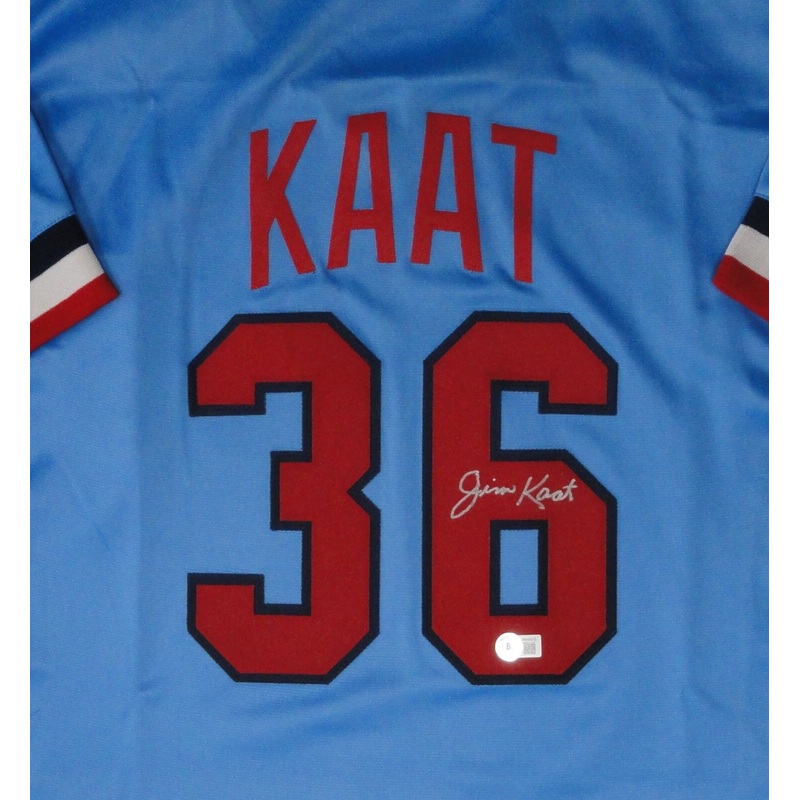 Twins HOF ‘er JIM KAAT Signed Custom Replica Minnesota Throwback Jersey AUTO JSA
