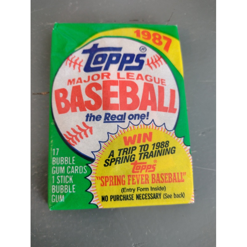 1987 Topps Major League Baseball Wax Pack