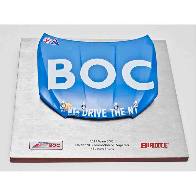 Holden VF Commodore Supercar – Team BOC 2015 (Jason Bright) – 1:10 Model Bonnet