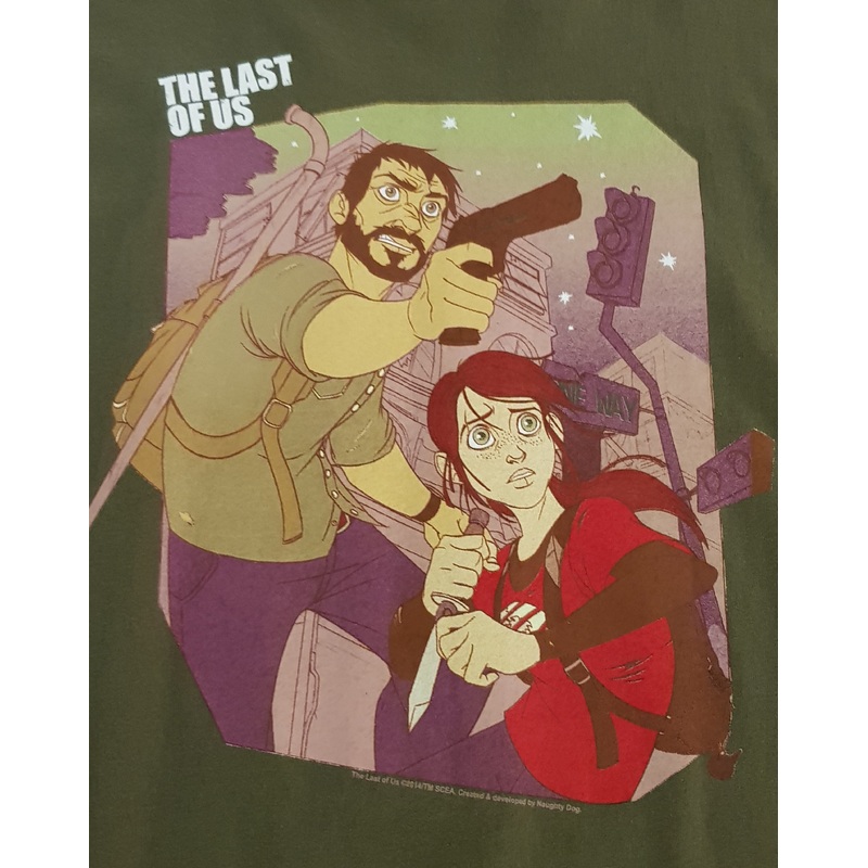 Last of Us T-shirt XL Green