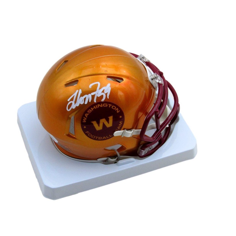 London Fletcher Signed/Autographed Flash Mini Helmet Commanders JSA 194006