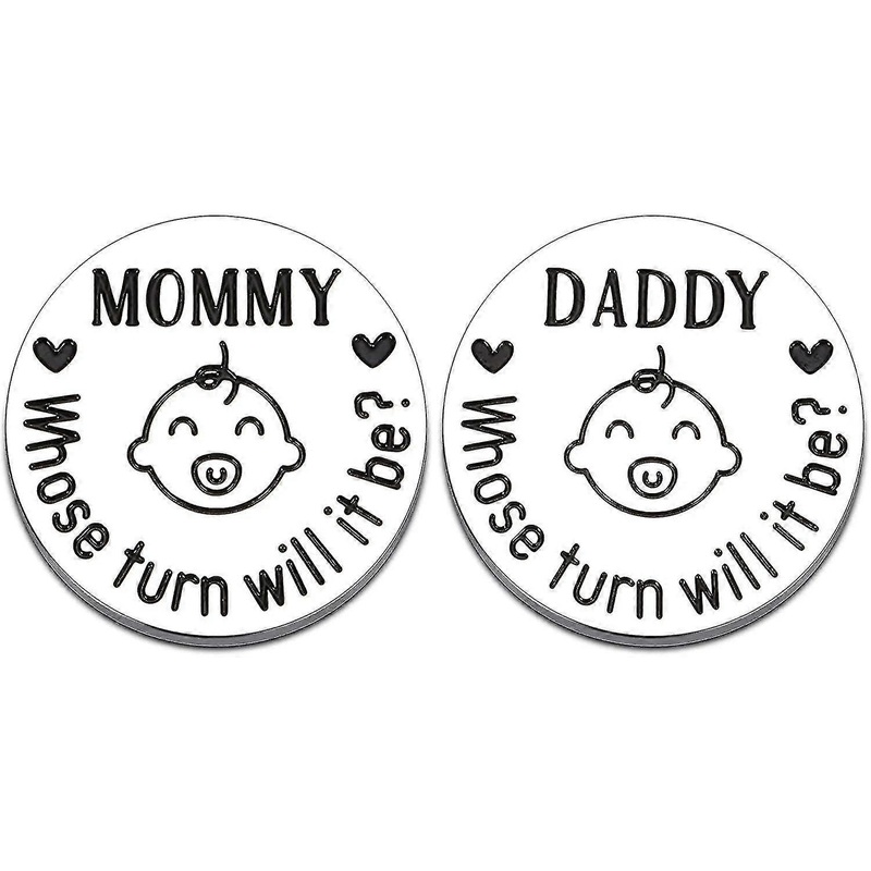 New Parents Decision Coin Gifts For Mom Dad Baby Shower First Time Mommy Daddy To Be Newborn Baby Gift Pregnancy
