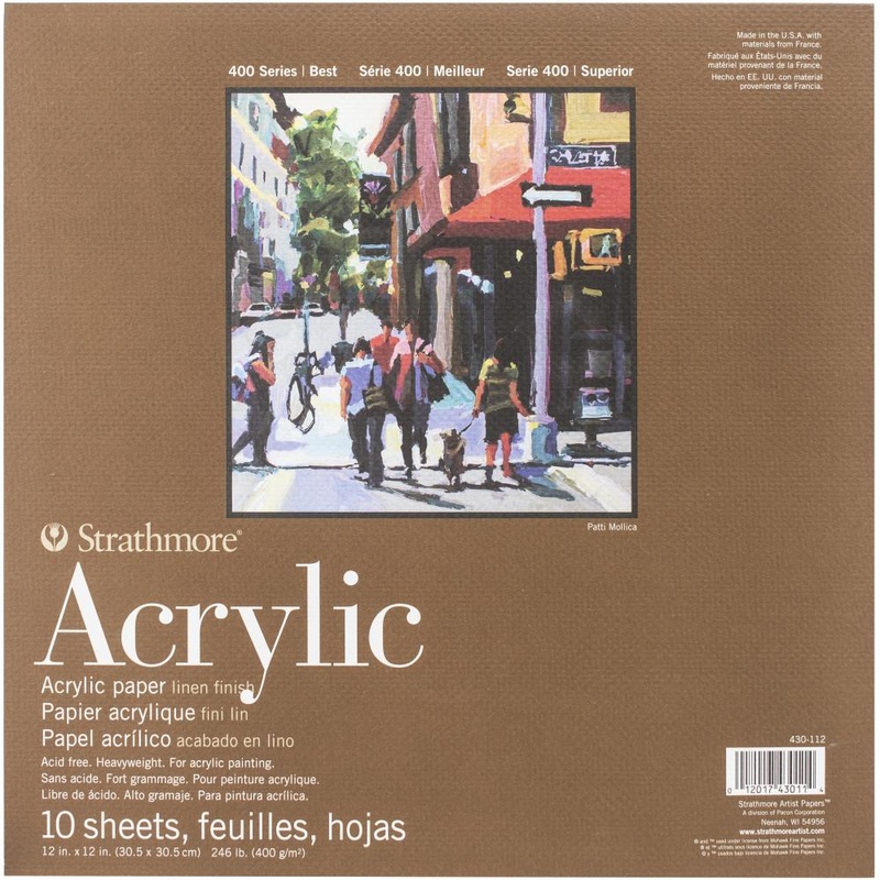 Strathmore Acrylic Paper Pad 12X12