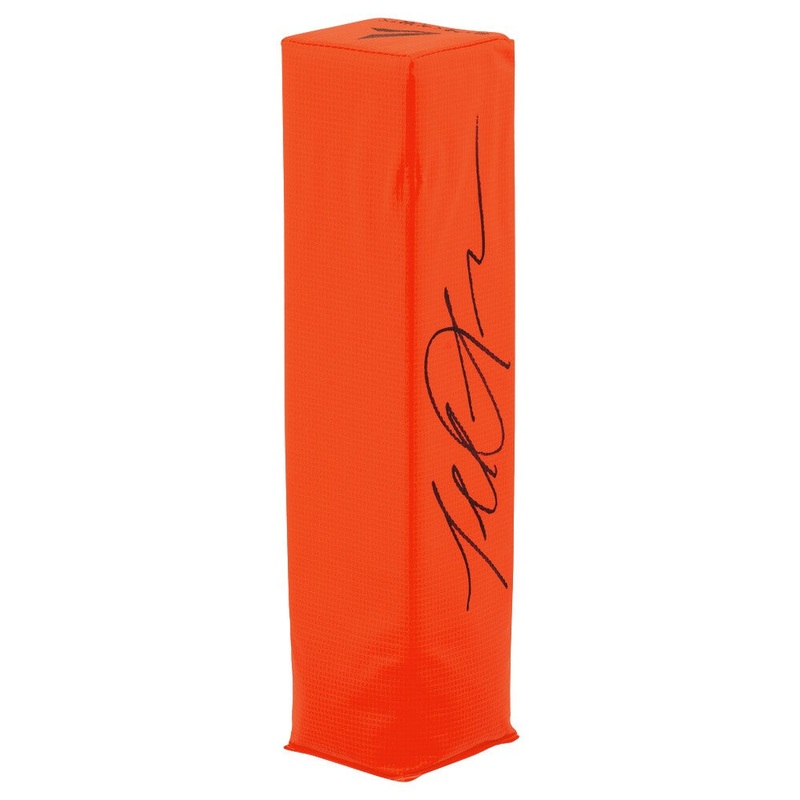 Terrell Suggs Signed Orange Endzone Football Pylon – (SCHWARTZ COA)