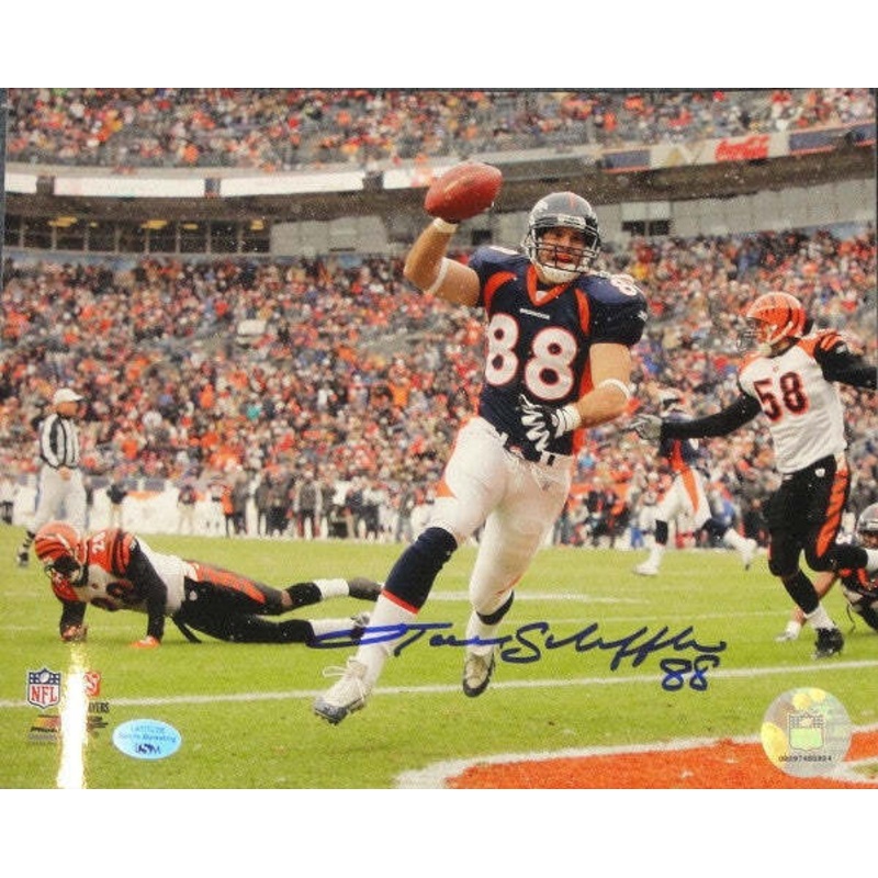 Tony Scheffler Autographed 8×10 Photo LSM COA