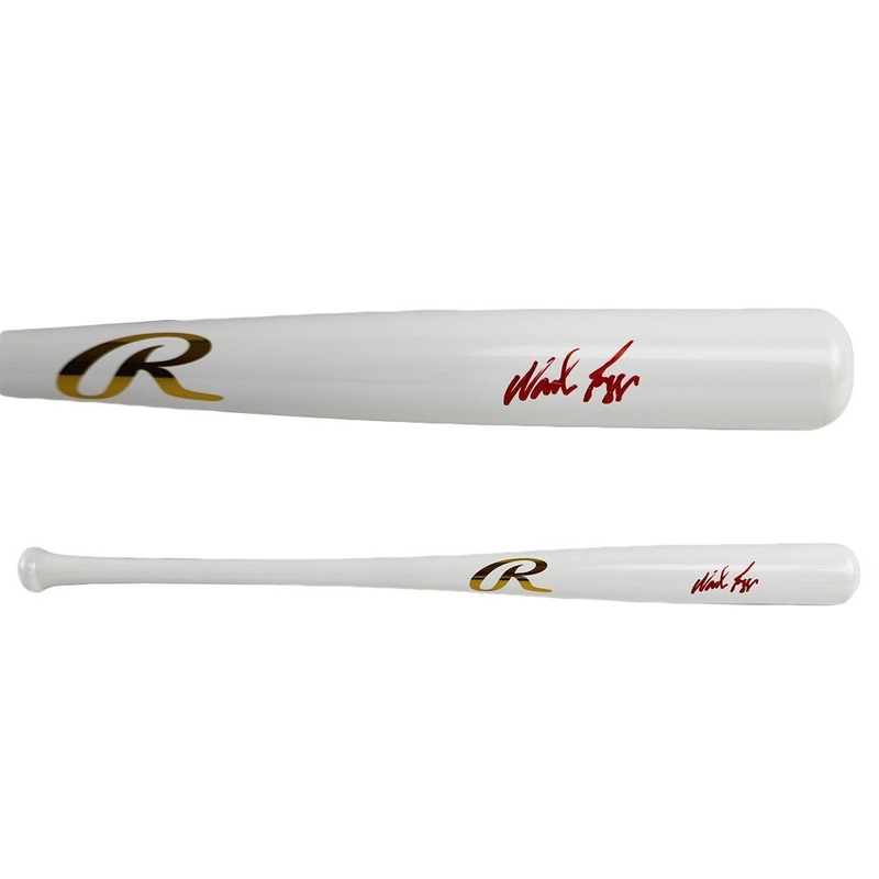 Wade Boggs Signed Boston Red Sox Rawlings White Chrome MLB Bat