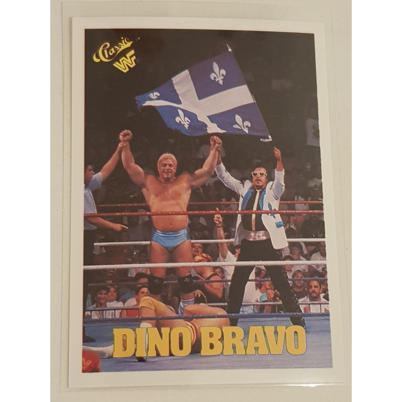 1990 Classic WWF Dino Bravo #31 Trading Card