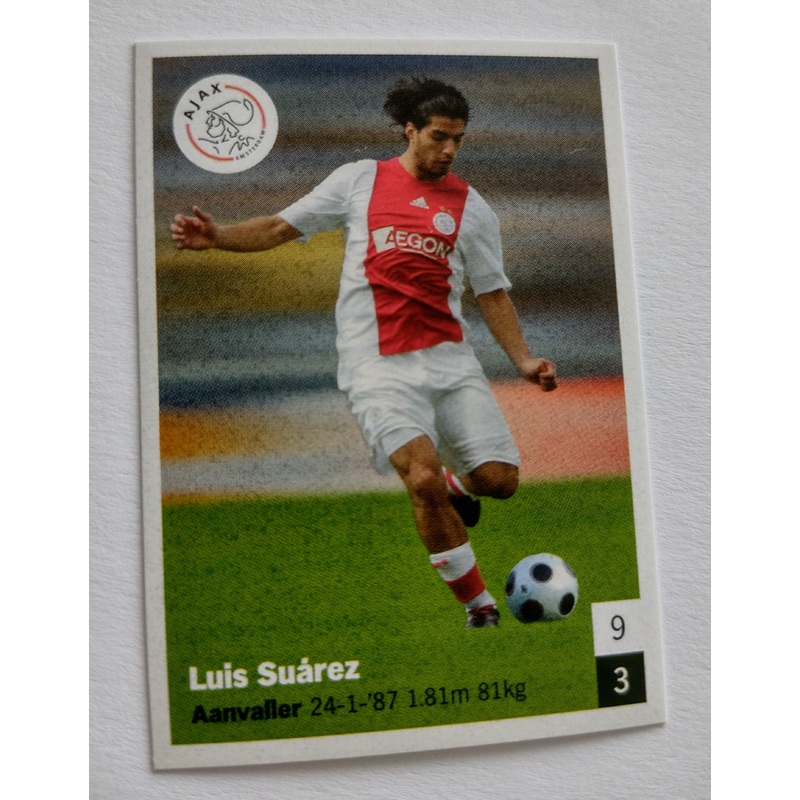 2008-2009 Eredivisie Luis Suarez #28 Sticker (AH)