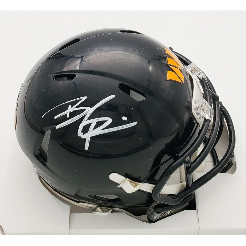 Brian Robinson Jr Signed Washington Commanders Mini-Helmet (PSA) 3rd Round Pk