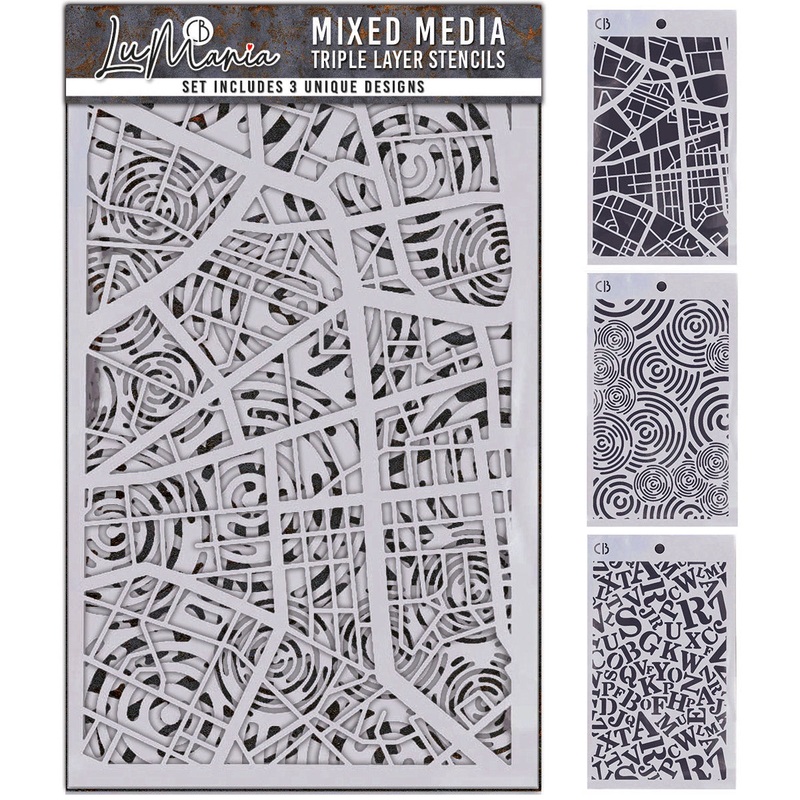 Ciao Bella Stencil Mix Triple Layer Set #006