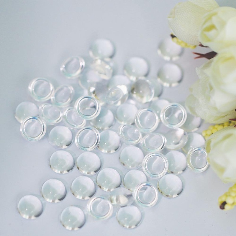 Dress My Craft Water Droplet Embellishments 50/Pkg #4, 10mm