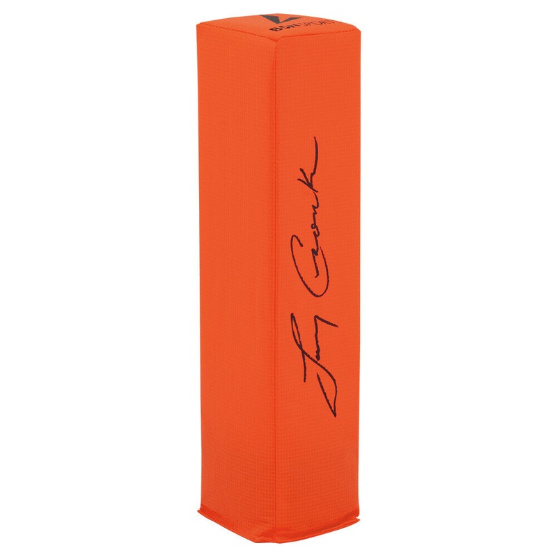 Larry Csonka (DOLPHINS) Signed BSN Orange Endzone Football Pylon -(SCHWARTZ COA)