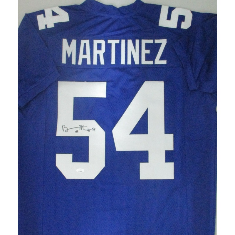 NY Giants Linebacker BLAKE MARTINEZ Signed Custom Replica Navy Jersey AUTO – JSA