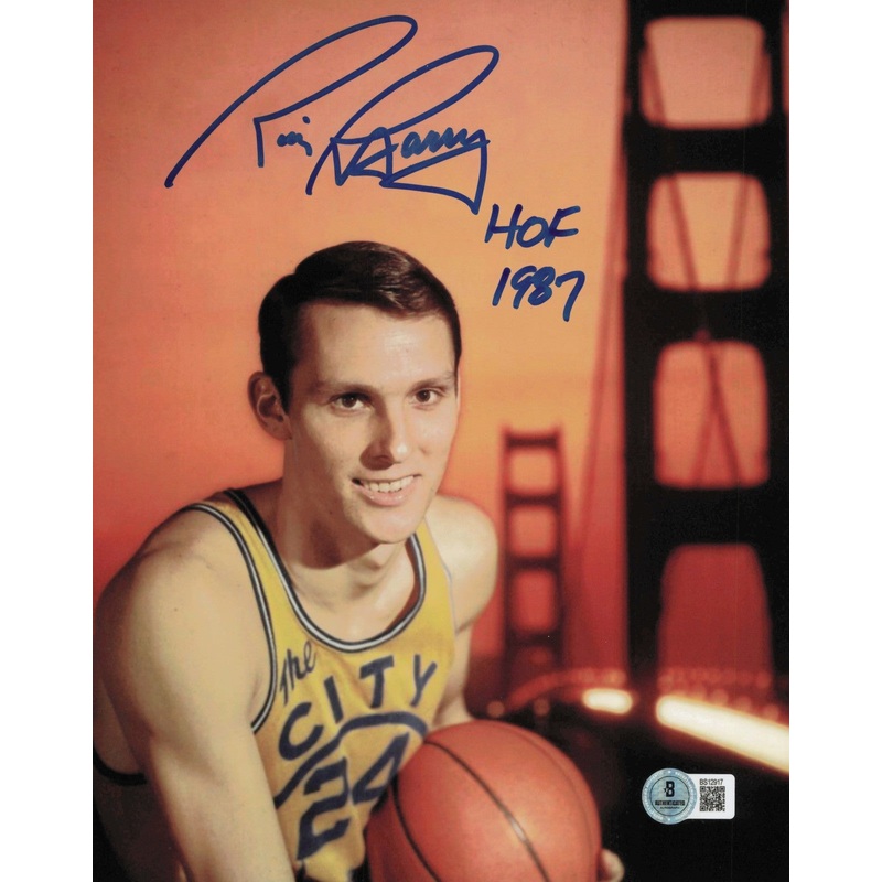 Rick Barry Autographed Signed 8×10 Photo Warriors HOF 1987 Beckett QR #BS12917