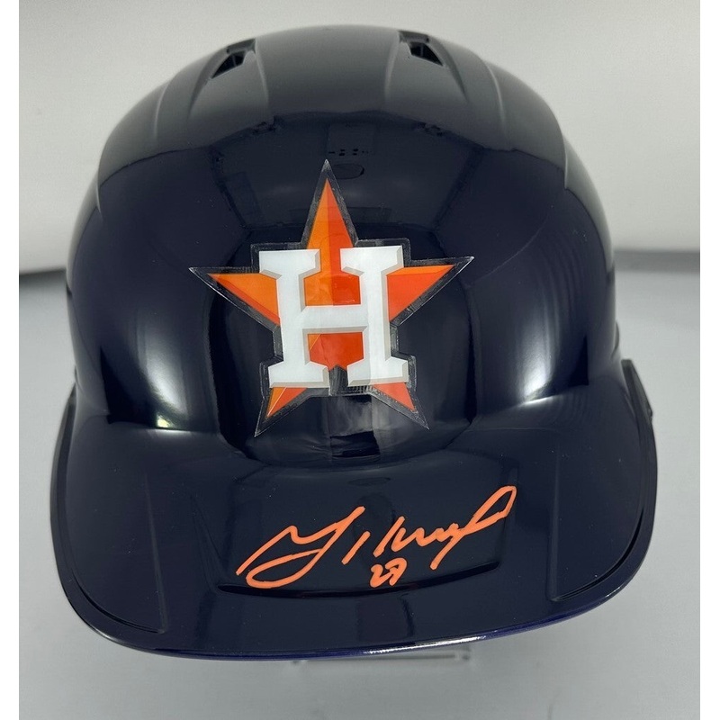 Astros WS Champ JOSE ALTUVE Signed Full Size Rawlings Baseball Helmet AUTO – BAS