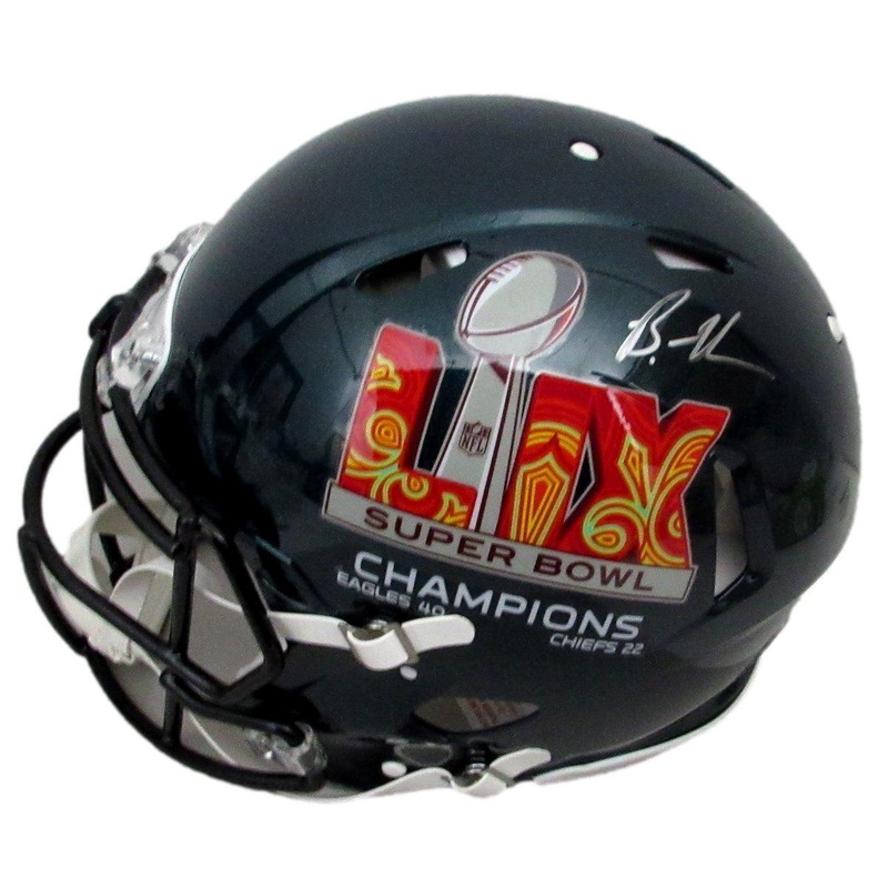 Brandon Graham Signed Full Size Authentic SB LIX Champs Helmet Eagles BAS 195557