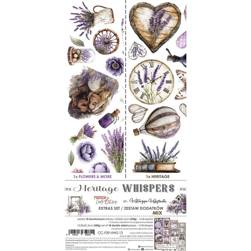 Craft O’Clock – Extras Set, Heritage Whispers – Mix
