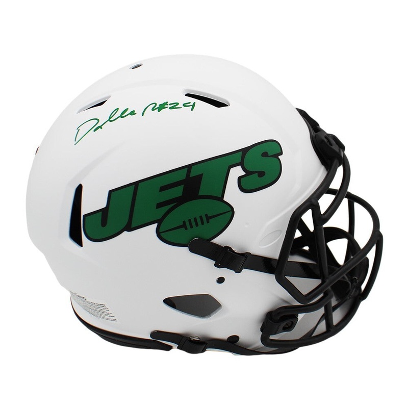 Darrelle Revis Signed New York Jets Speed Authentic Lunar NFL Helmet