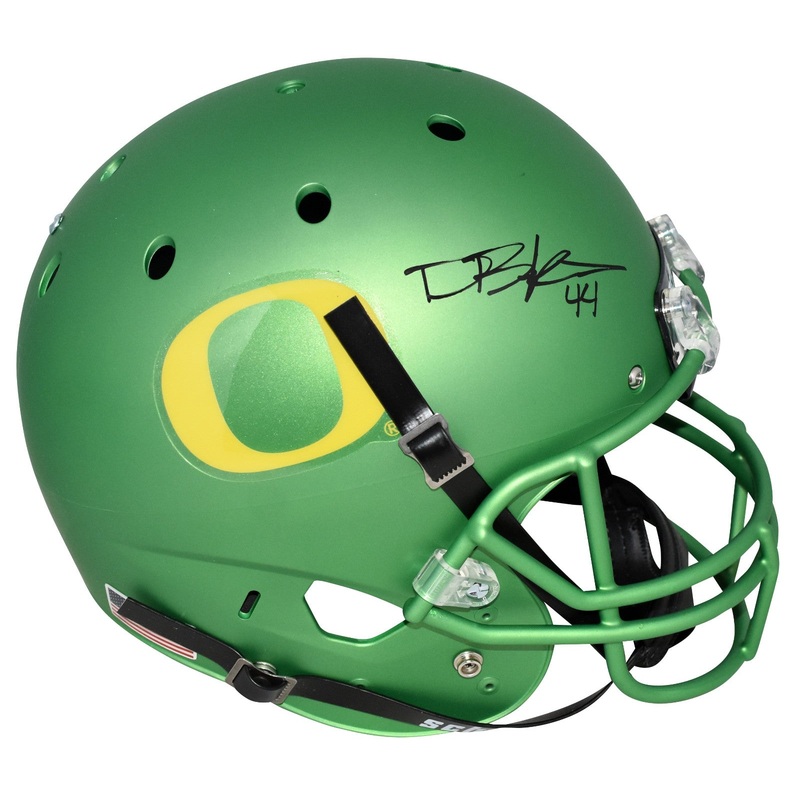 DEFOREST BUCKNER AUTOGRAPHED OREGON DUCKS APPLE FULL SIZE HELMET COA