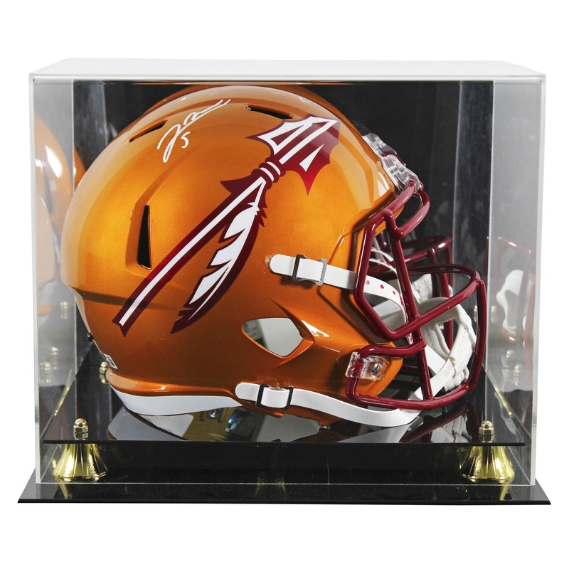 Florida State Jared Verse Signed Flash Full Size Speed Rep Helmet W/ Case BAS W