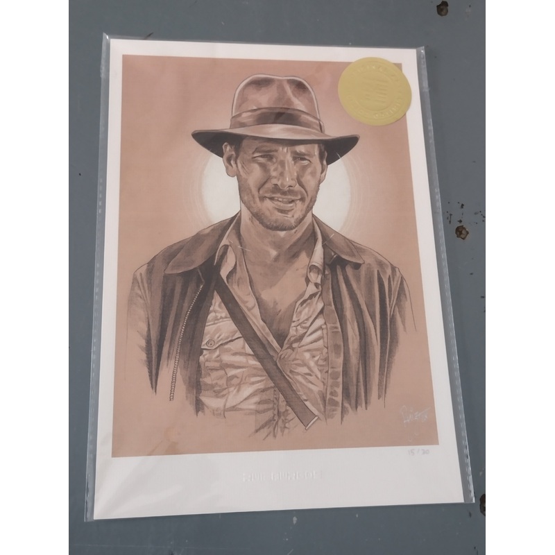 Indiana Jones Harrison Ford – Ruiz Burgos Limited Edition Print