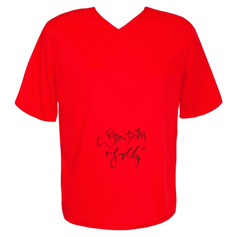 Lori Petty Signed Orange Prison Costume Shirt & Pants w/Lolly – (SCHWARTZ COA)