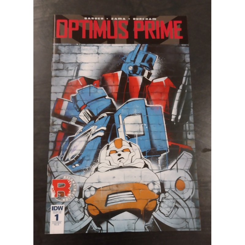 Optimus Prime #1 NM- 1/10 RI Variant Cover