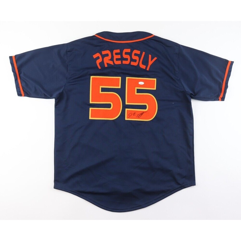 Ryan Pressly Signed Houston Astros / City Connect / Space City Jersey (JSA COA)