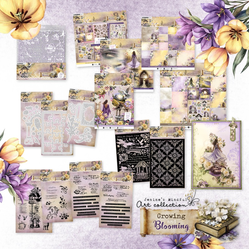 Studio Light Jenine’s Mindful Art – Growing & Blooming Complete Collection