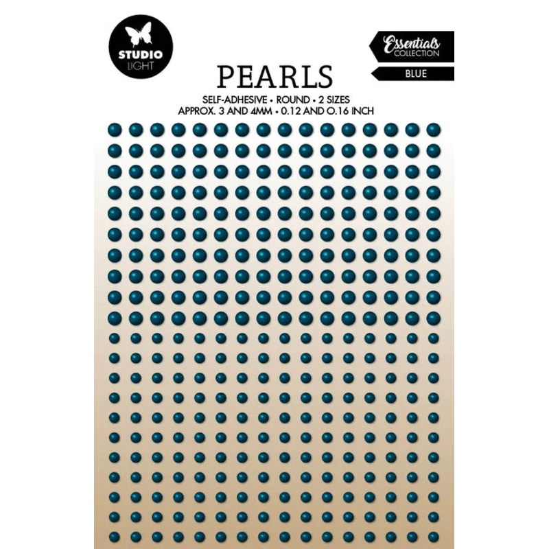 Studio Light Self-Adhesive Pearls Blue Pearls Essentials105x160x4mm 336 PC nr.26